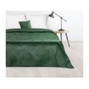Eurofirany DESIGN 91 LUIZ / 4 Velvet bedspread, quilted by hot pressing with a pattern of palm leave