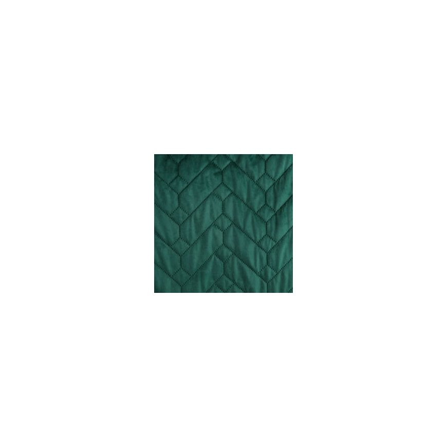 Eurofirany DESIGN 91 LUIZ / 4 Velvet bedspread, quilted by hot pressing with a pattern of palm leave – 2