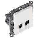Legrand Valena Life double computer socket 2 x RJ45 cat.5e white (753141) Legrand Valena Life double computer socket 2 x RJ45 cat.5e white (753141)