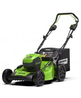 Greenworks GD60LM51SP газонокосилка Толкаемая газонокосилка Аккумулятор Черный, Зеленый