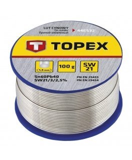 Topex tin solder 60% Sn 1.5 mm wire 100g - 44E532