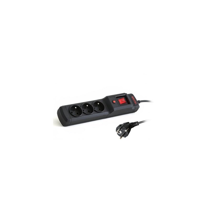 Rebel elektros tinklo ilgintuvas 5 lizdai su jungikliu 3m - 3x1.5mm – 2