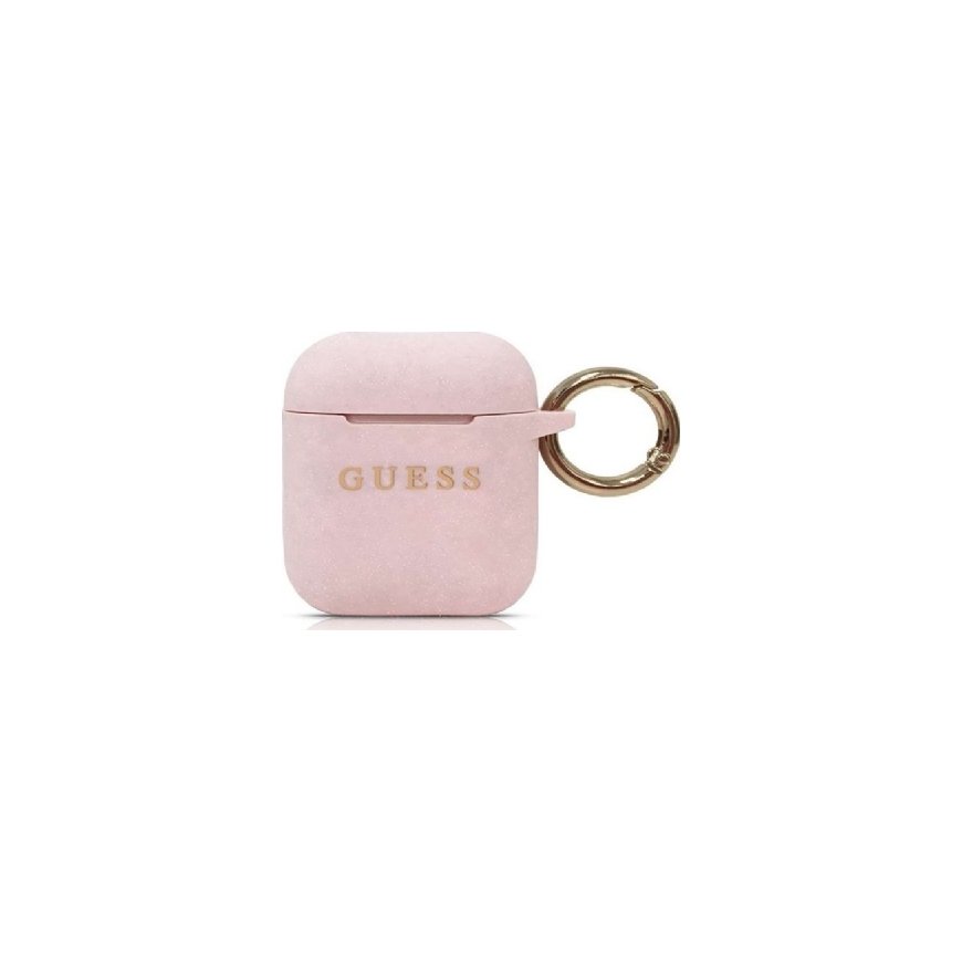 Guess protective case GUACCSILGLBK silicone glossy