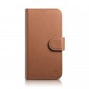 case case icarer Wallet 2 in1 Cover iPhone 14 Plus Anti-RFID Leather Flip Case Brown Color (WMI14220 case case icarer Wallet 2 in1 Cover iPhone 14 Plus Anti-RFID Leather Flip Case Brown Color (WMI14220
