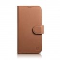 case case icarer Wallet 2 in1 Cover iPhone 14 Plus Anti-RFID Leather Flip Case Brown Color (WMI14220 case case icarer Wallet 2 in1 Cover iPhone 14 Plus Anti-RFID Leather Flip Case Brown Color (WMI14220