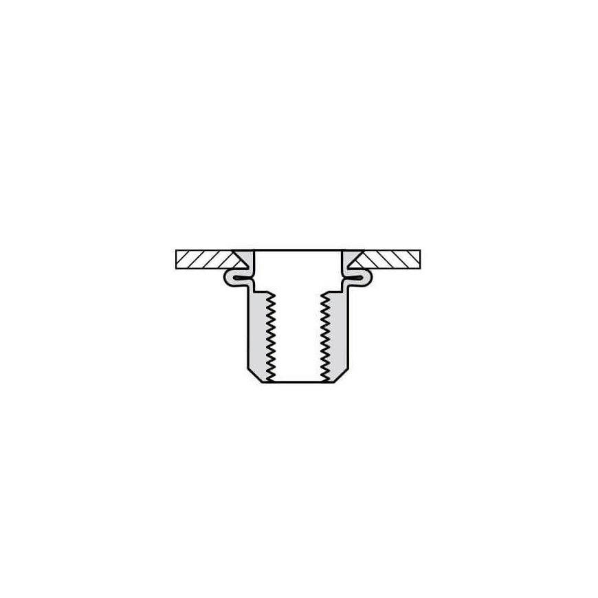 Threaded rivets MASTERFIX M06 VO 1.5-4.0 – 4