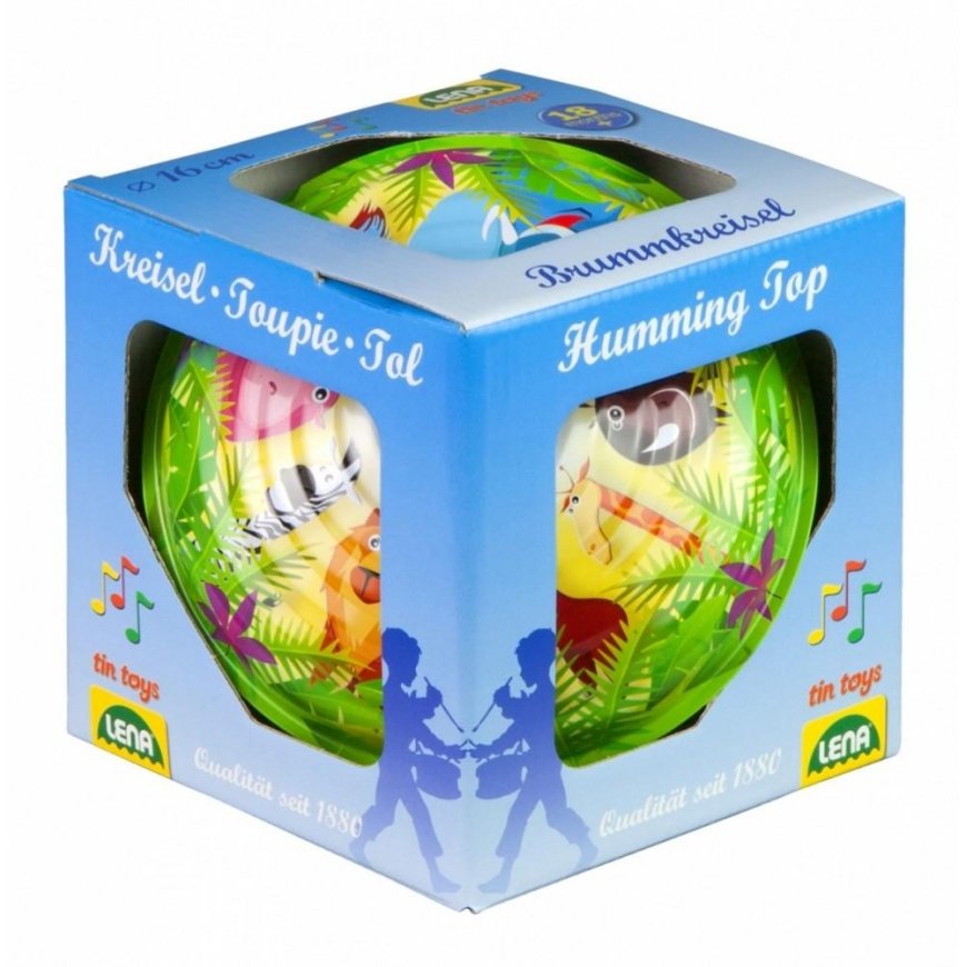 Lena Small spinner Wild animals 16 cm – 6