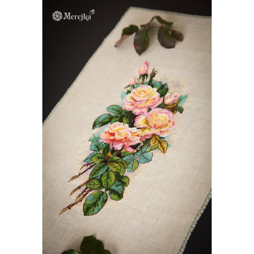 Merejka Vintage Roses SK67A Aida 16