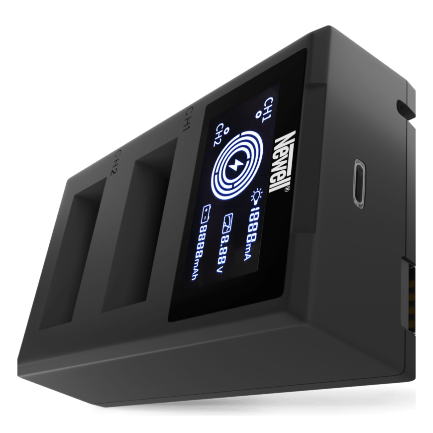 Newell Camera Charger Newell FDL-USB-C Dual Channel Charger for LP-E12 Batteries – 2