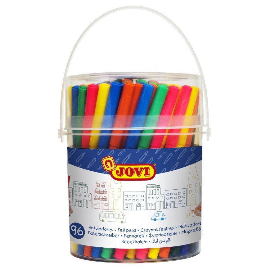 Marker pens JOVI Tube, 96 pcs.