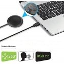 TECHLY Omnidirectional USB Conference Microphone TECHLY Omnidirectional USB Conference Microphone