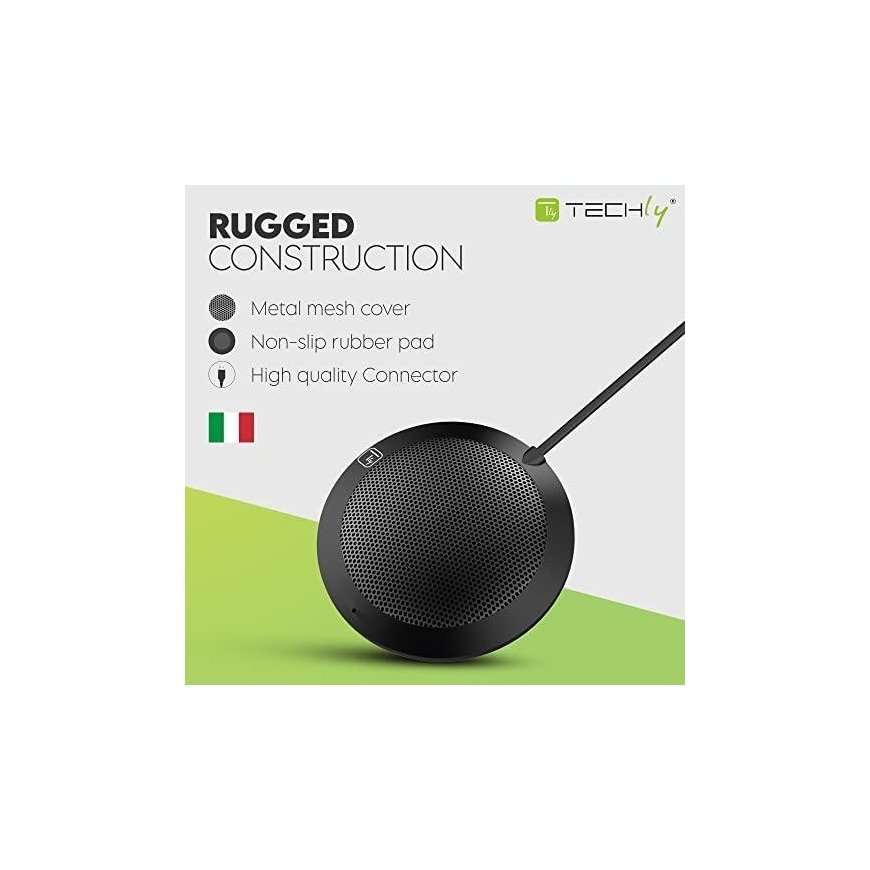 TECHLY Omnidirectional USB Conference Microphone – 11