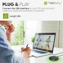 TECHLY Omnidirectional USB Conference Microphone TECHLY Omnidirectional USB Conference Microphone