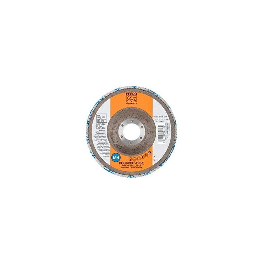 Polishing disc PFERD PNER-MH 125x22,2mm SiC F – 3