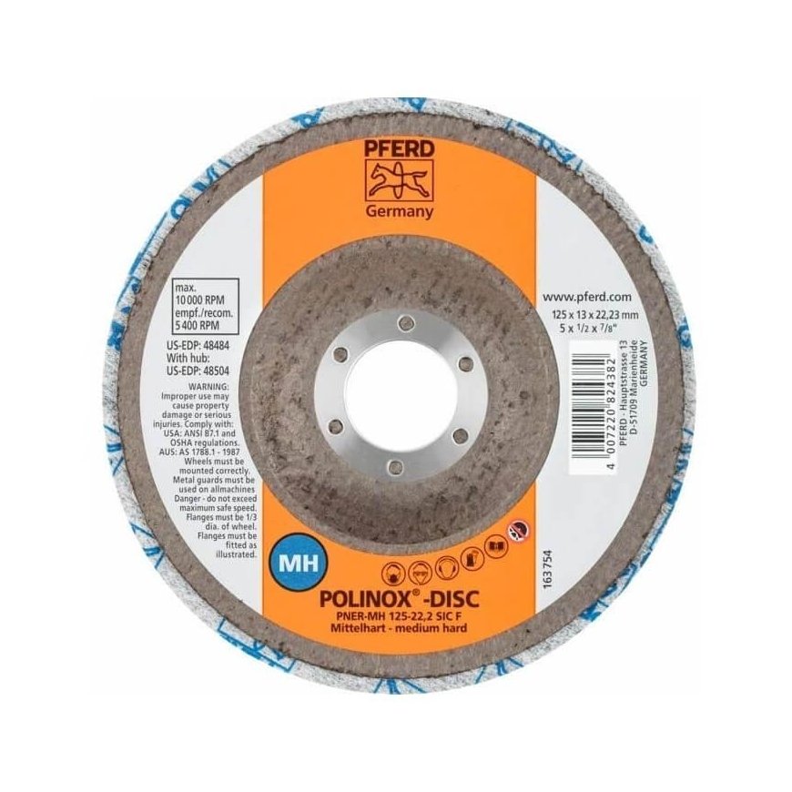 Poliravimo diskas PFERD PNER-MH 125x22,2mm SiC F – 5