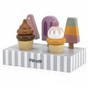 Viga Toys Mediniai spalvoti ledai 5 vnt. su stovu Viga PolarB Viga Toys Mediniai spalvoti ledai 5 vnt. su stovu Viga PolarB
