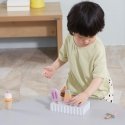 Viga Toys Wooden colored ice cream 5 pcs. with stand Viga PolarB Viga Toys Wooden colored ice cream 5 pcs. with stand Viga PolarB