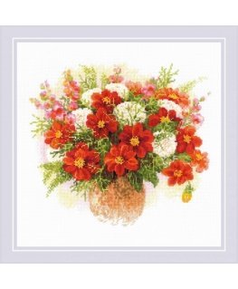 Uab 039039Riolis039039 Watercolor Dahlias SR1820