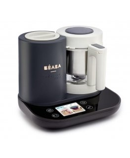 BEABA BABYCOOK SMART GRINDER-Steamer, CHARCOAL Grey