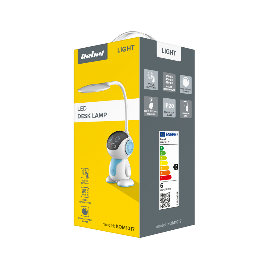 Rebel LED stalinė lempa – robotas – 8