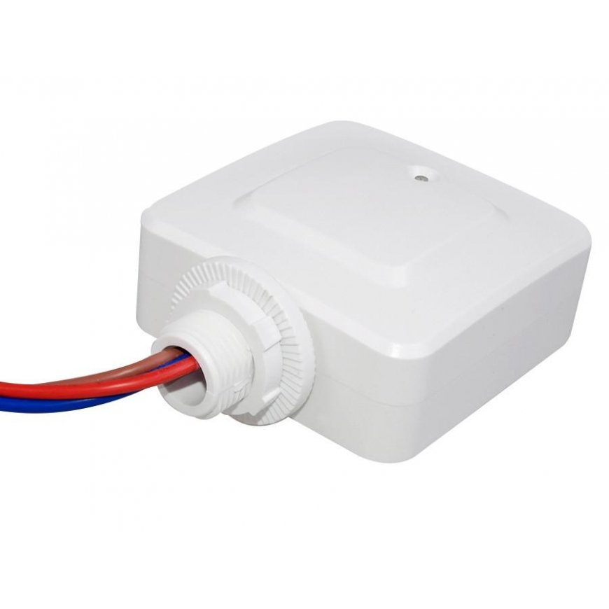 Maclean Integrated microwave motion sensor MCE137, 1200W range 4m-10m (MCE137) – 7