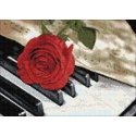 Beldizart Rose Music 38*27 cm WD053 Beldizart Rose Music 38*27 cm WD053