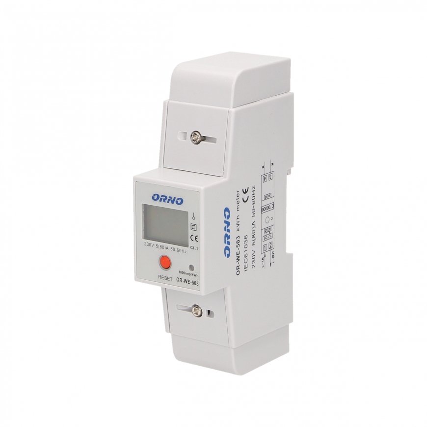 ORNO OR-WE-503 elektrības skaitītājs Elektronisks Balts