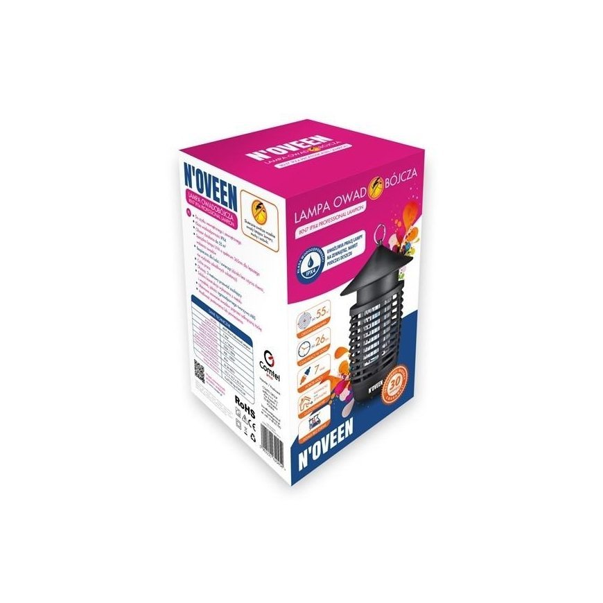 Noveen Insect Killer Lamp IKN7 IPX4 Black (NOVEENIKN7BLACK) – 2