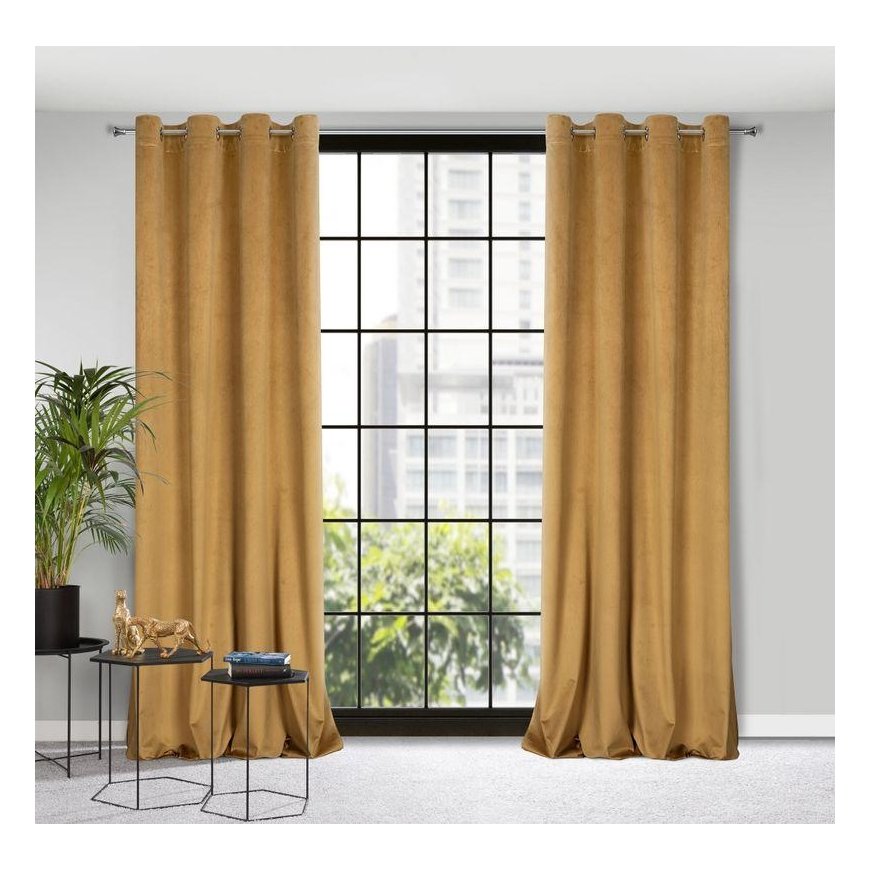 Eurofirany ZAS / LILI / GOLD 140X250 TRANS