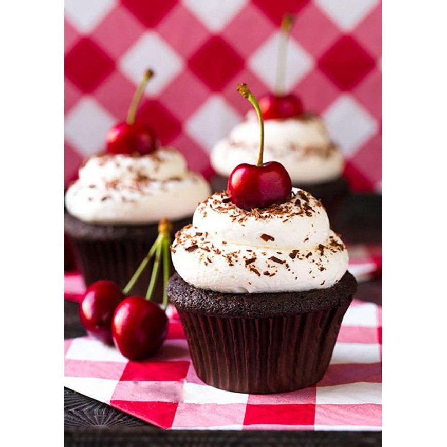Beldizart Cherry cupcake 27*38 cm WD043