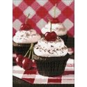 Beldizart Cherry cupcake 27*38 cm WD043 Beldizart Cherry cupcake 27*38 cm WD043