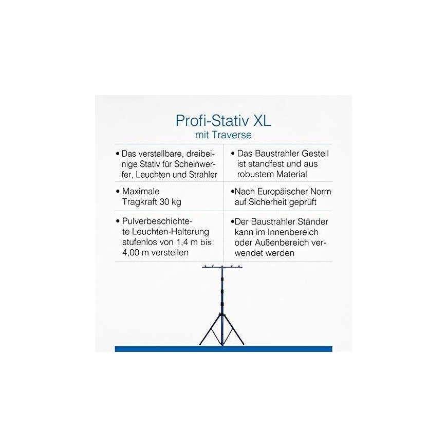 Professional tripod stand AS-SCHWABE 1.4 - 4.0m – 2
