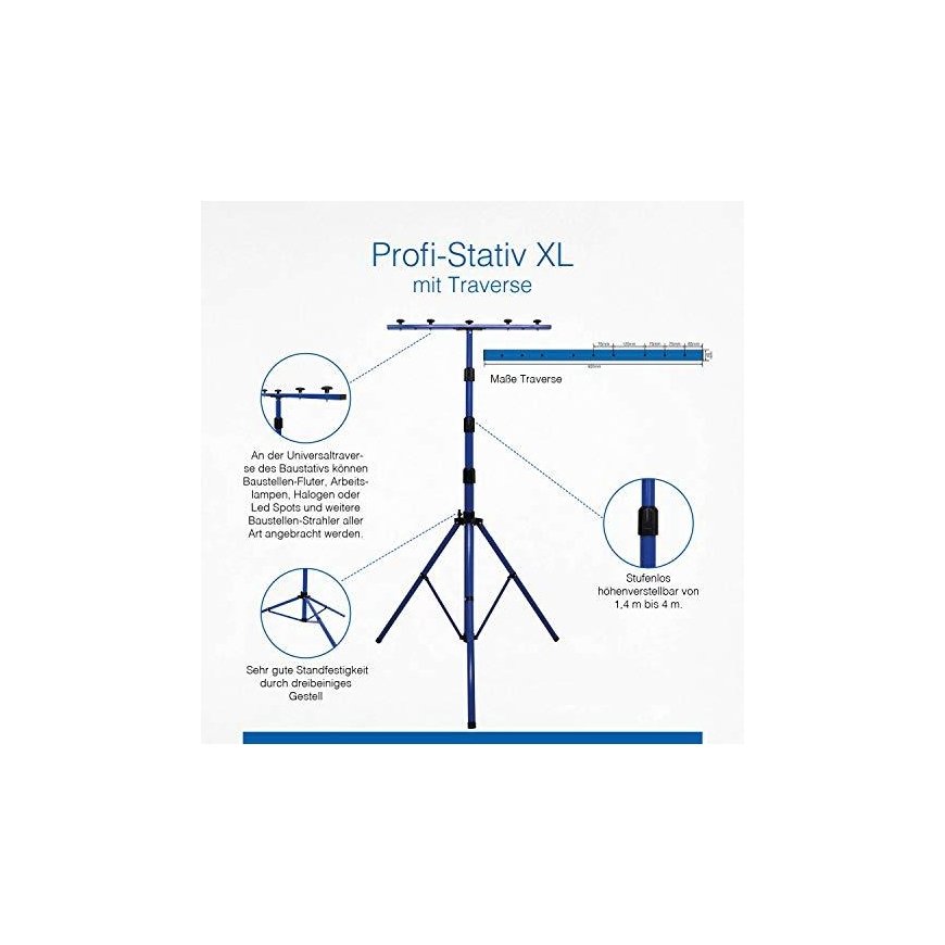 Professional tripod stand AS-SCHWABE 1.4 - 4.0m – 8