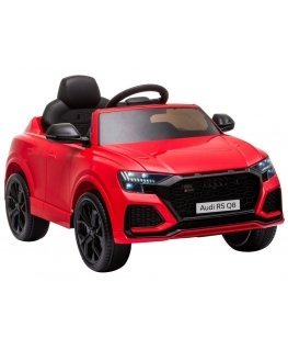 Lean Cars Vienvietis elektromobilis vaikams Audi RS Q8, raudonas