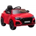 Lean Cars One-seater electric car for children Audi RS Q8, red