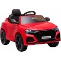 Lean Cars One-seater electric car for children Audi RS Q8, red