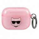 Karl Lagerfeld Protective case KLA3UCHGP Glitter Choupette AirPods 3 pink Karl Lagerfeld Protective case KLA3UCHGP Glitter Choupette AirPods 3 pink