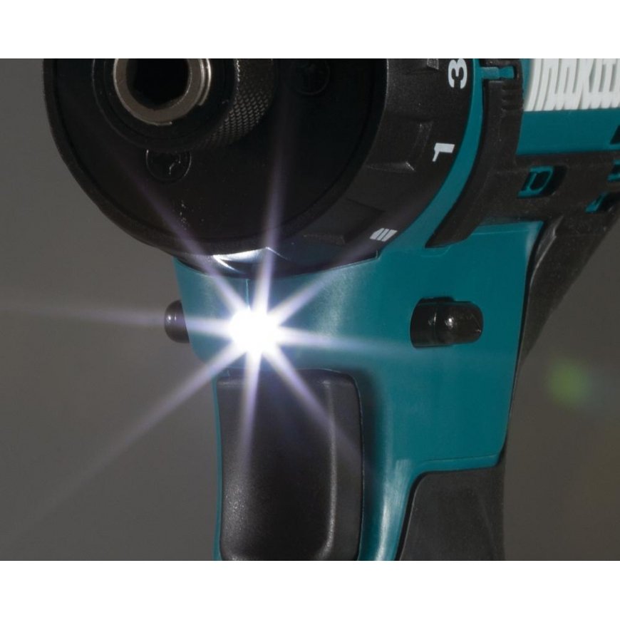 Makita DF033DWAE Cordless drill, 12V MAX, 2x2.0 Ah Li-ion 30/14 Nm, 0.88kg, 1/4", LED 2-speed – 2