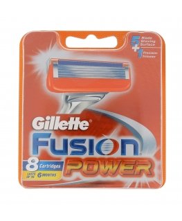 Gillette Fusion Power razor heads, 8 pcs.
