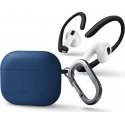 UNIQ DĖKLAS nexo AirPods 3 GEN + ausų kabliukai silikoninis mėlyna/mėlyna UNIQ DĖKLAS nexo AirPods 3 GEN + ausų kabliukai silikoninis mėlyna/mėlyna