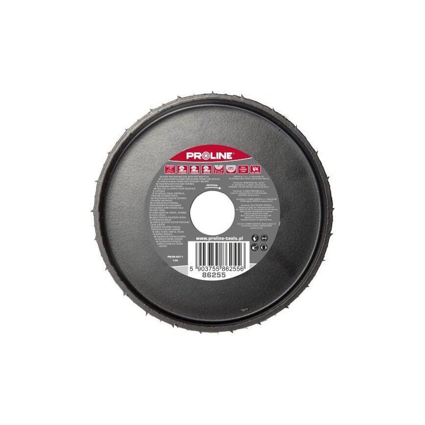 „Profix“ PLOKŠČIŲJŲ DISKŲ GRŪVĖS STORIŲ DANTŲ GALINIS FREŽAS 120 mm PROLINE