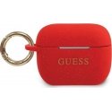 Guess apsauginis dėklas GUACAPSILGLRE silikoninis Glitter, skirtas AirPods Pro raudonas Guess apsauginis dėklas GUACAPSILGLRE silikoninis Glitter, skirtas AirPods Pro raudonas