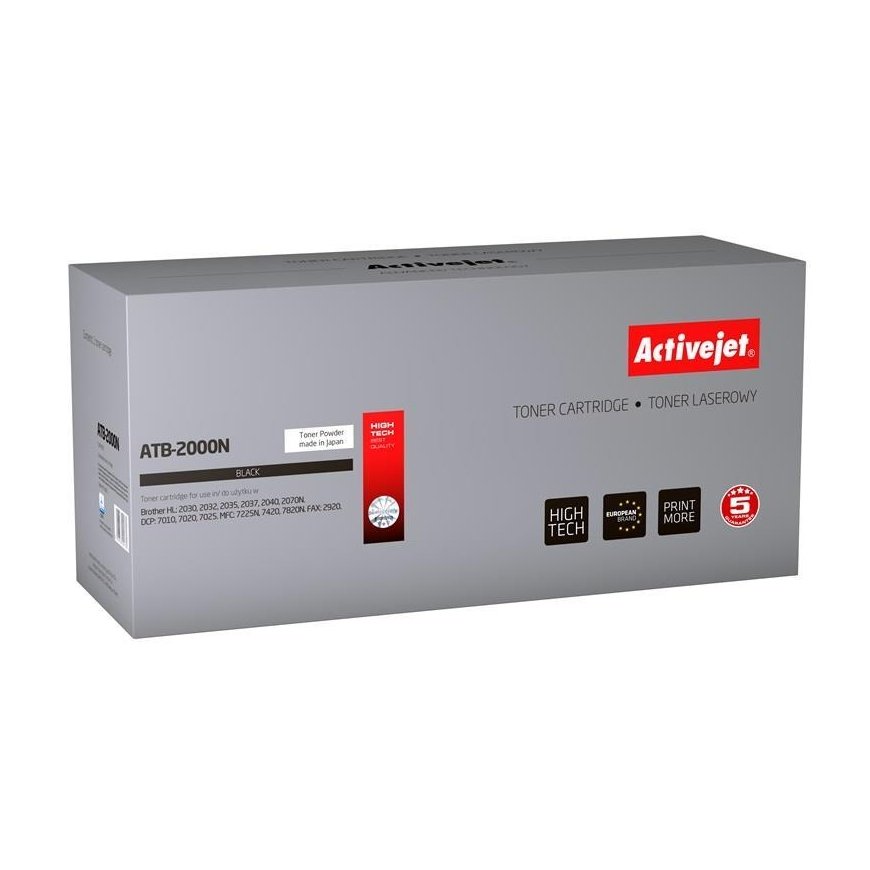 Activejet ATB-2000N Black Ink Compatible TN-2000 (EXPACJTBR0003) – 3