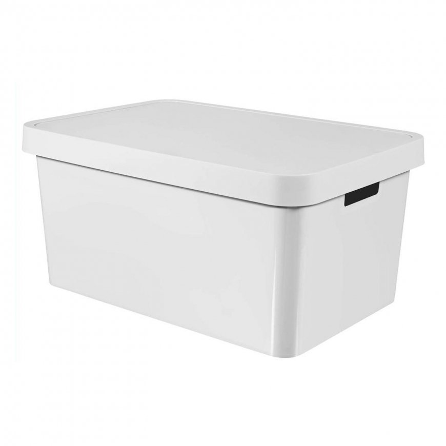 Curver Infinity 45L white container with
