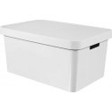 Curver Infinity 45L white container with lid