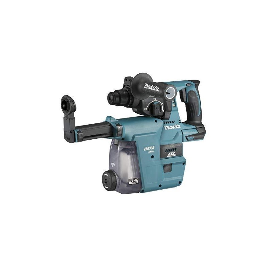 Makita DHR242ZJW*Available in April Cordless perforator, 18 V, SDS-PLUS, 2.0J LED, VACUUM, Without b – 2