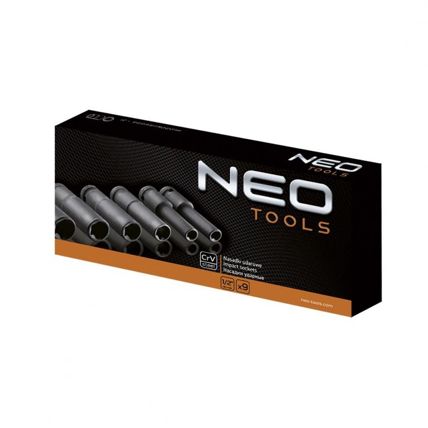 Neo Torx 1/2 Inch Impact Socket Set E10-E24 Long 9pcs (12-110) – 3