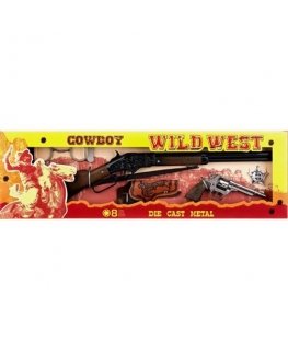 Pulio Gonher Guns GONHER rinkinys kaubojaus ginklų WILD-WEST, 498/0