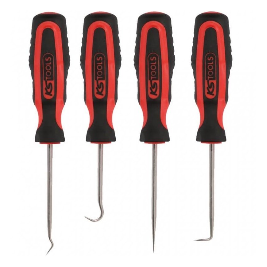 Įrankių su kabliais rinkinys KS TOOLS – 4