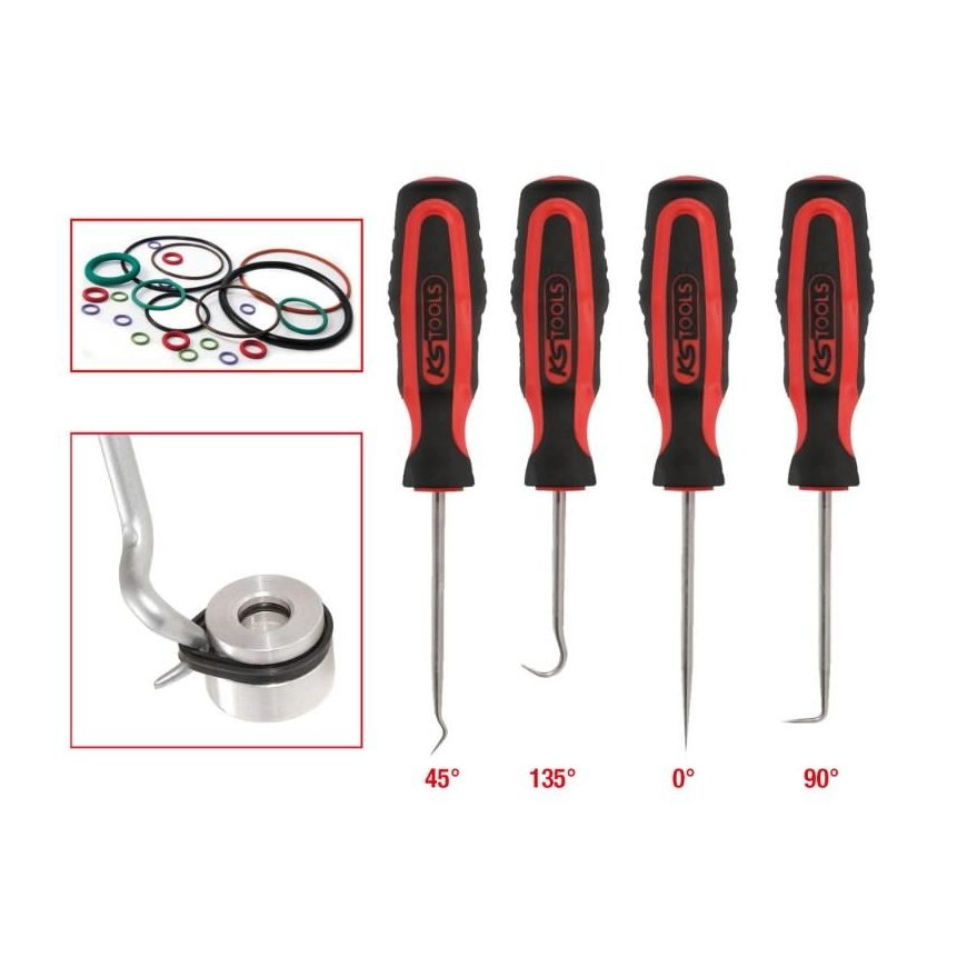 Įrankių su kabliais rinkinys KS TOOLS – 6